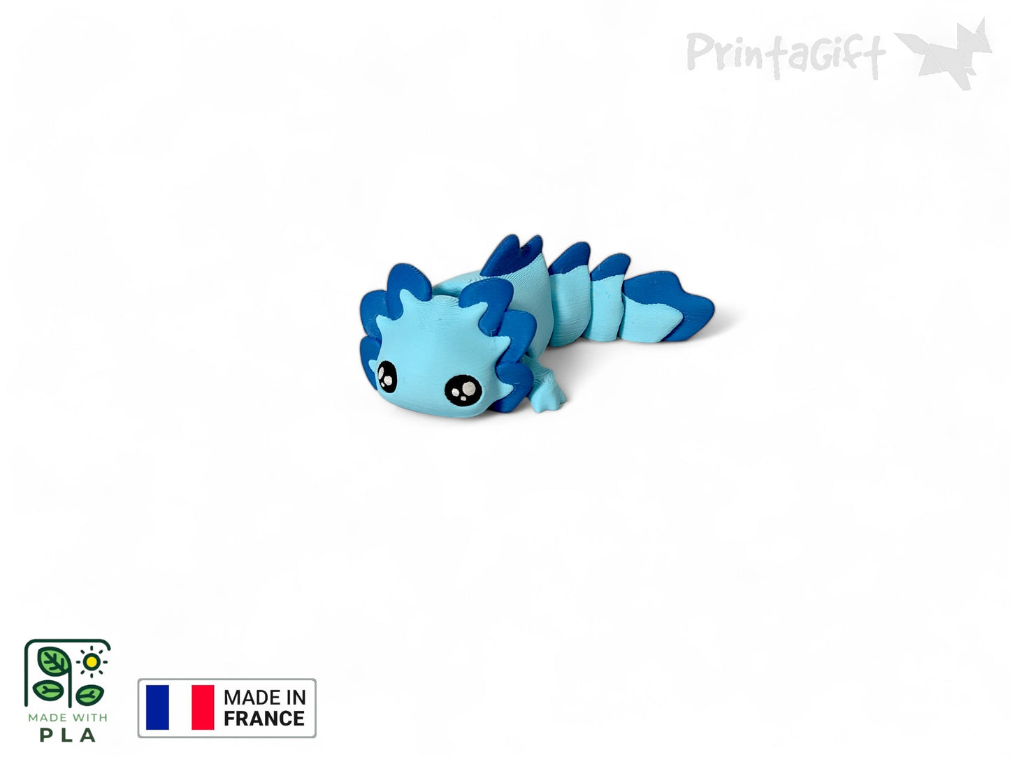 Axolotl bleu
