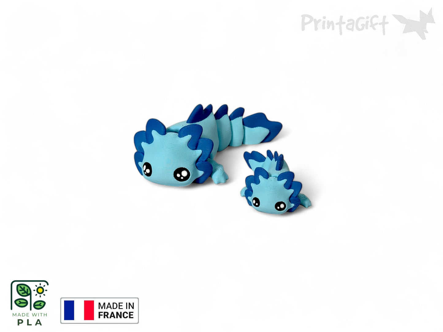 Axolotl bleu