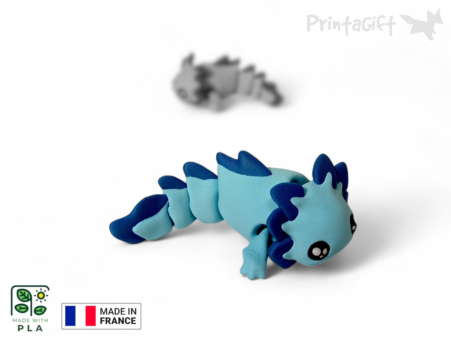 Axolotl bleu