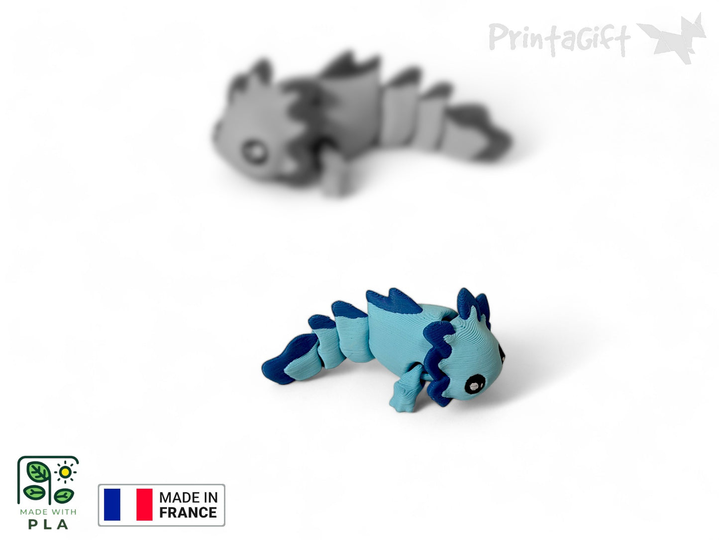 Axolotl bleu