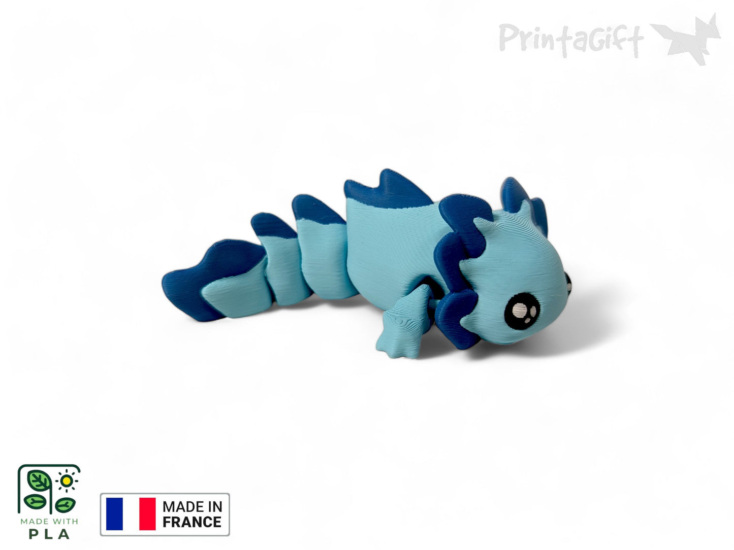 Axolotl bleu