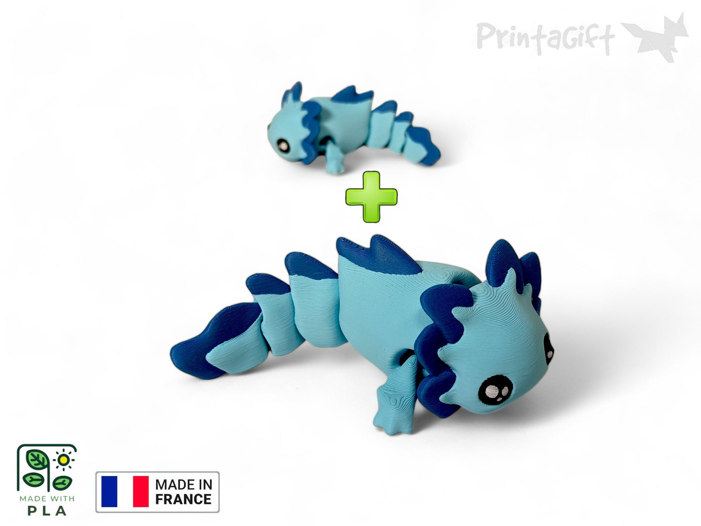 Axolotl bleu