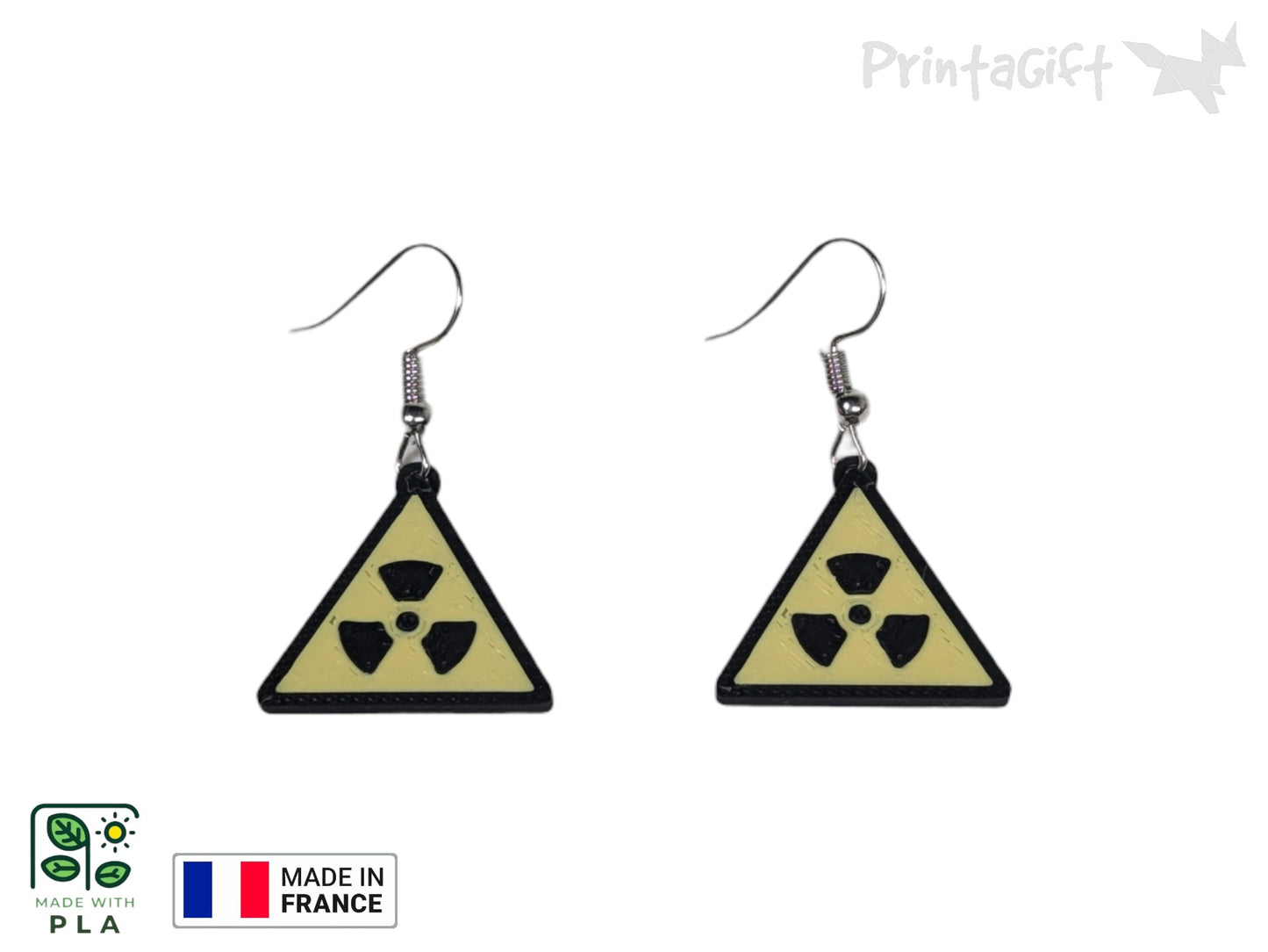 Boucle d'oreille risque nucléaire