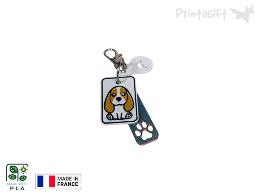 Porte clé collection Chien: BASSET HOUND