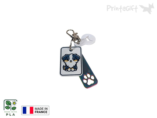 Porte clé collection Chien: BERGER AUSTRALIEN