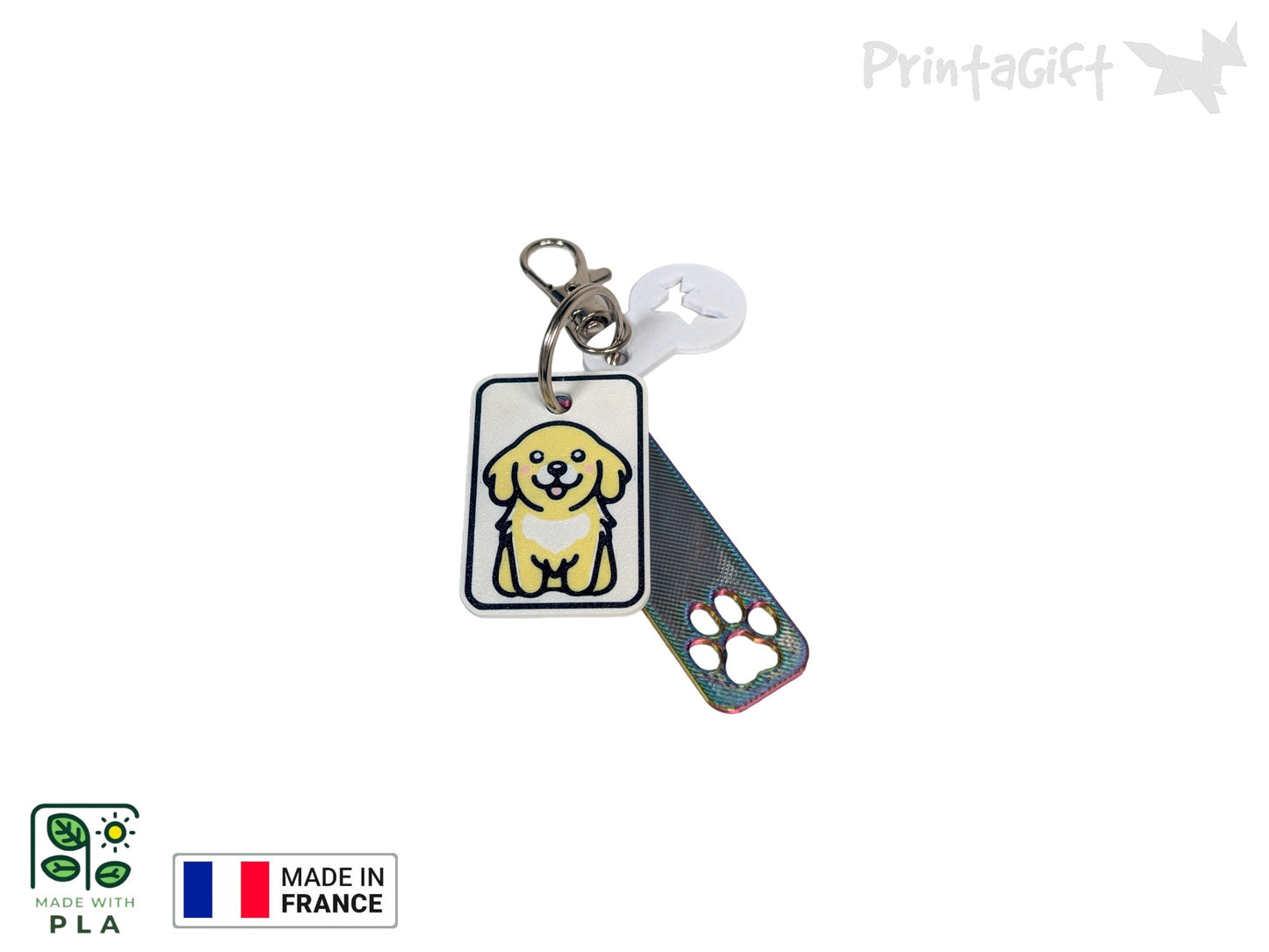 Porte clé collection Chien: GOLDEN RETRIEVER