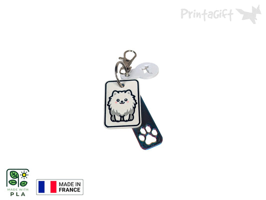 Porte clé collection Chien: SAMOYEDE