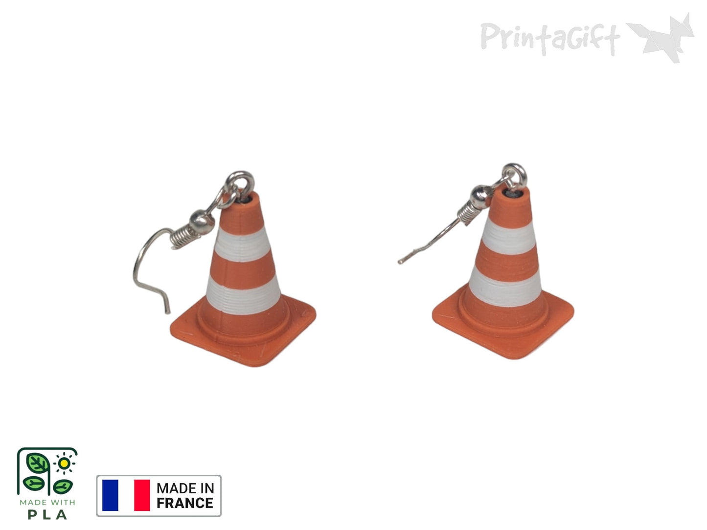 Boucle d'oreille plot de signalisation