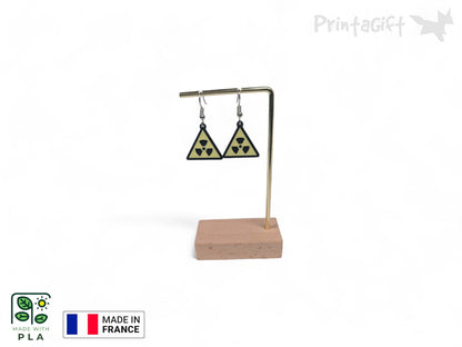 Boucle d'oreille risque nucléaire