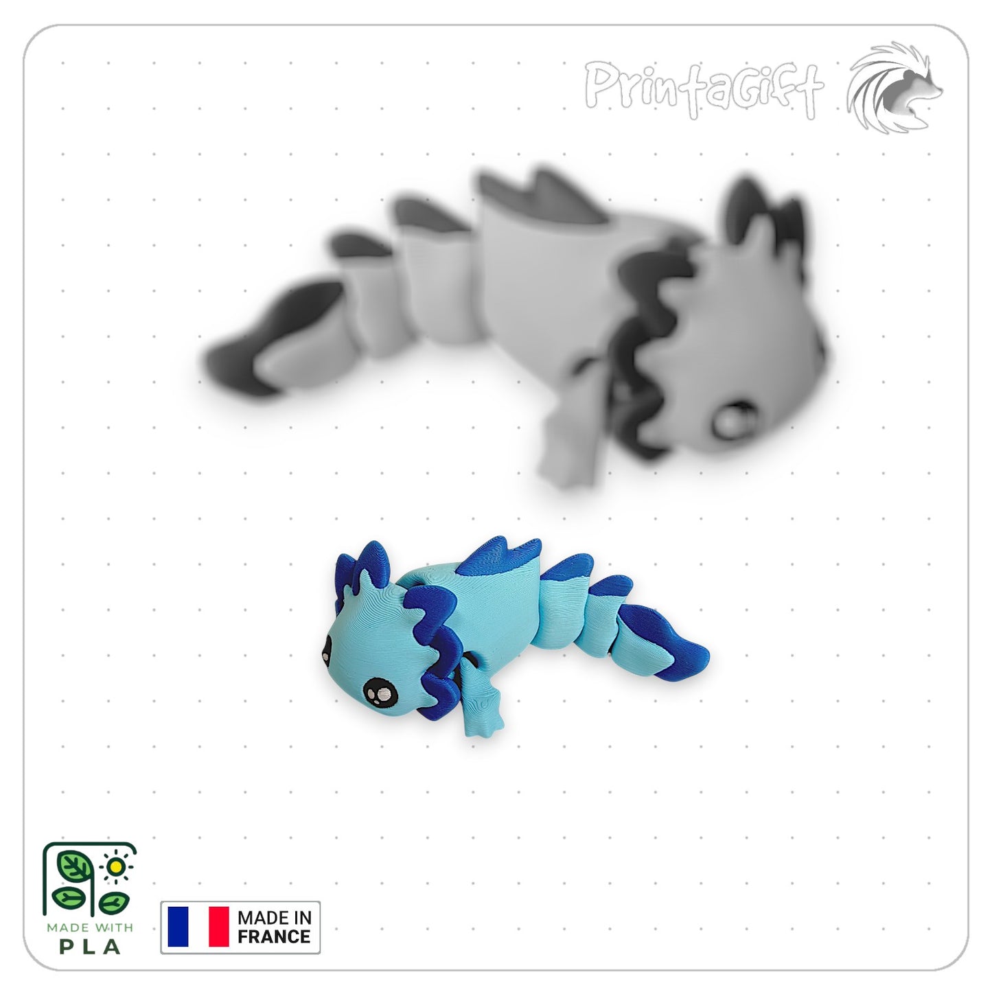 Axolotl bleu
