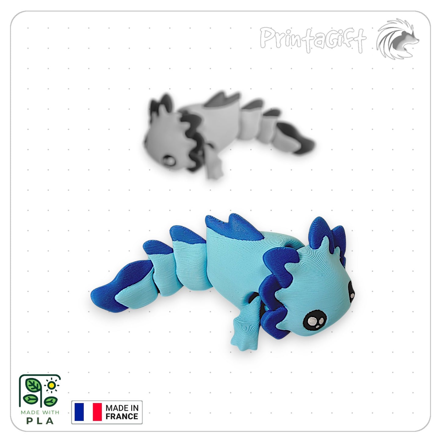 Axolotl bleu