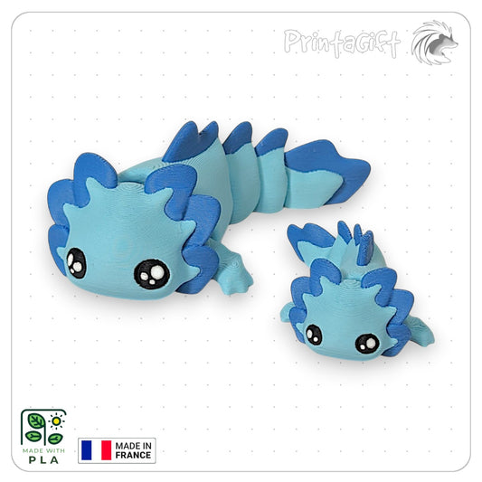 Axolotl bleu