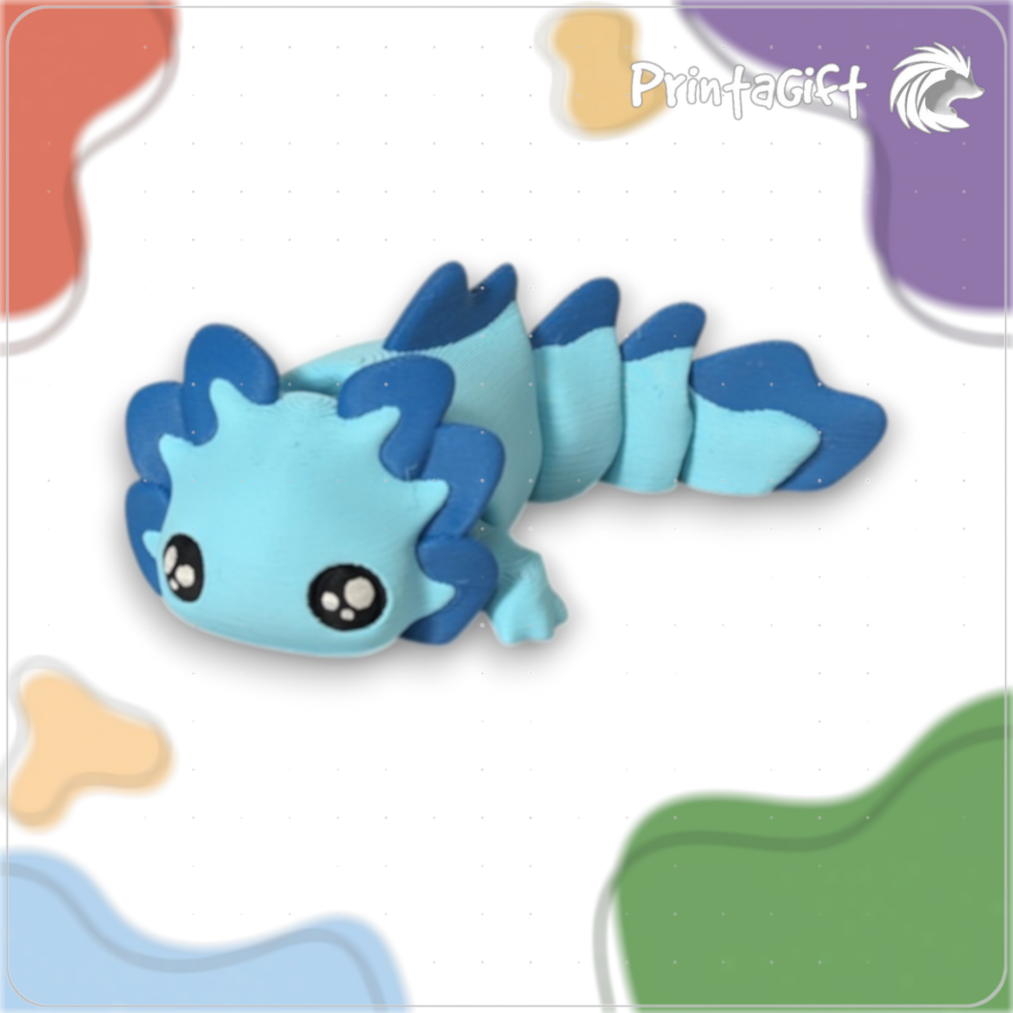 Axolotl bleu