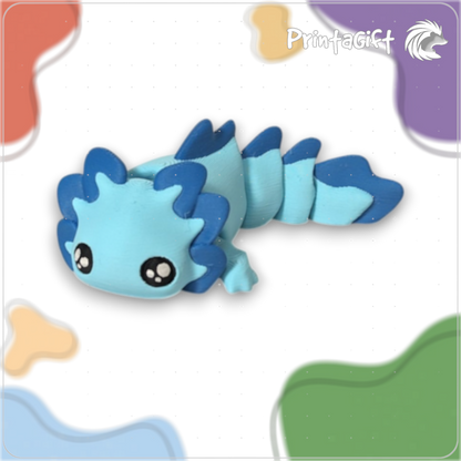 Axolotl bleu